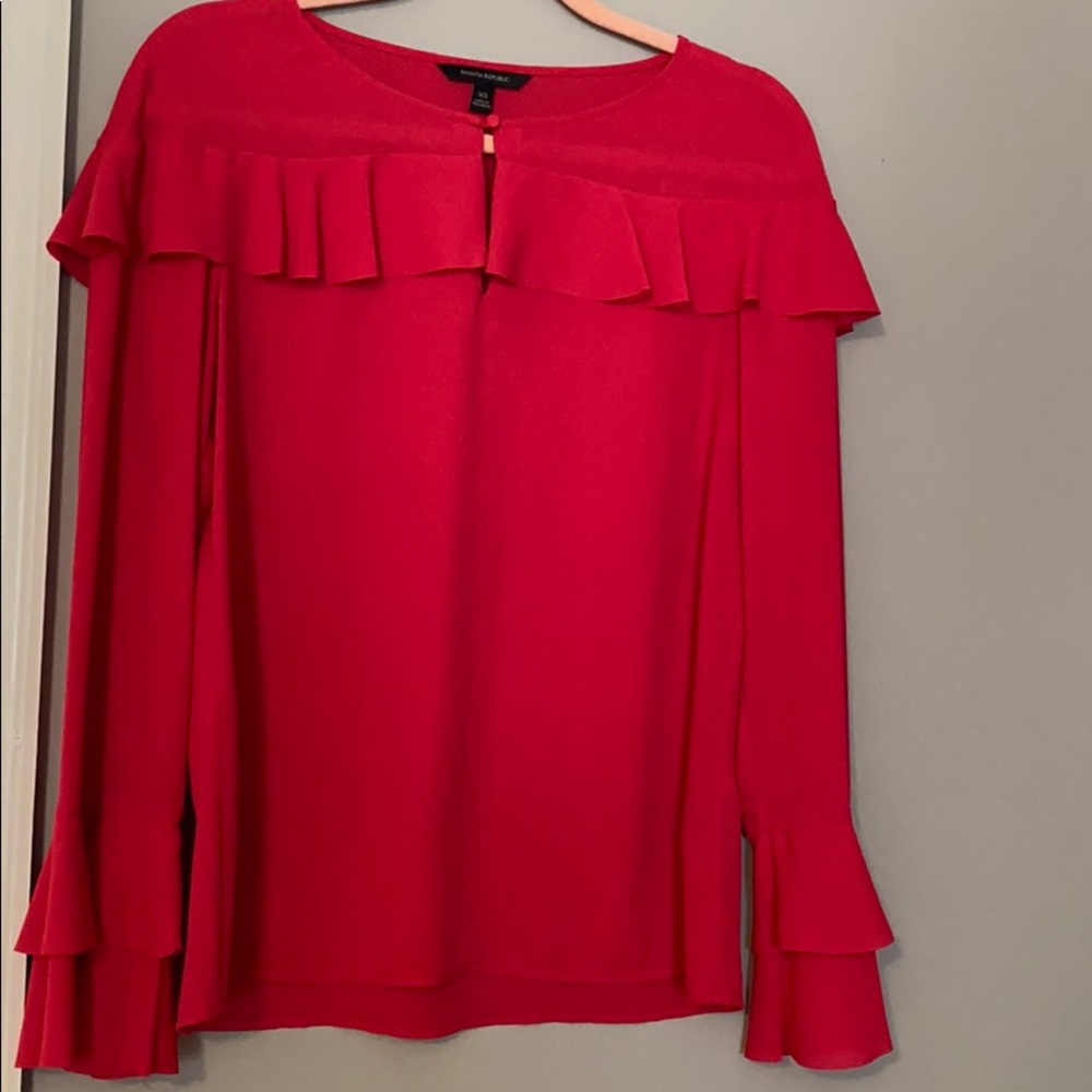 Banana Republic size XS pinkish/red blouse